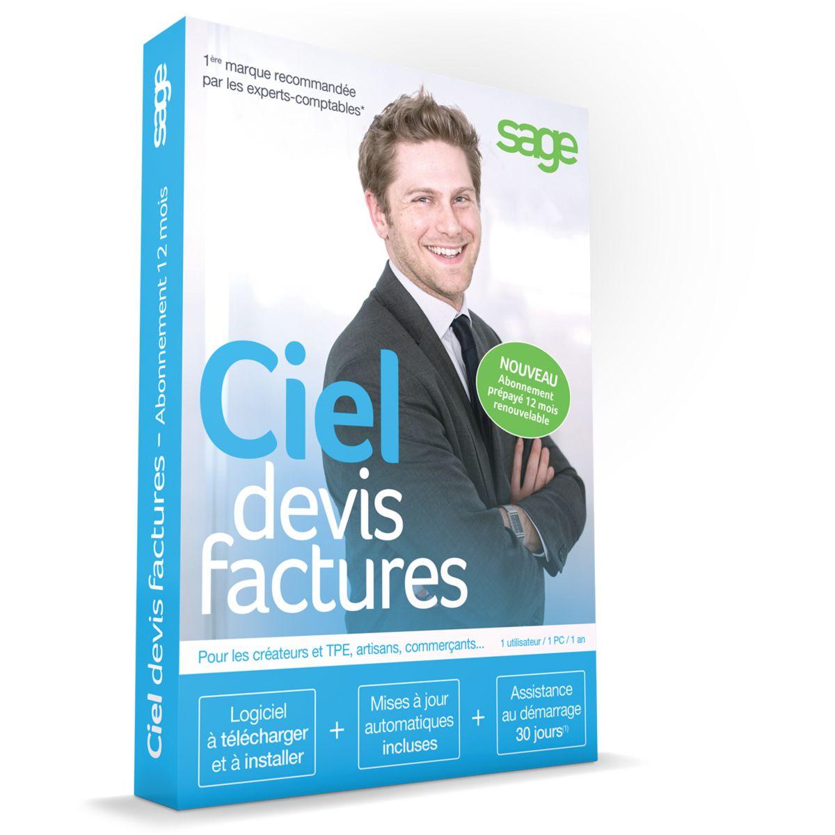 Logiciel pc ciel devis factures abonnement 12 mois - 15% de remise immédiate avec le code : multi15 (photo) Logiciel pc ciel devis factures abonnement 12 mois - 15% de remise immédiate avec le code : multi15 (photo)