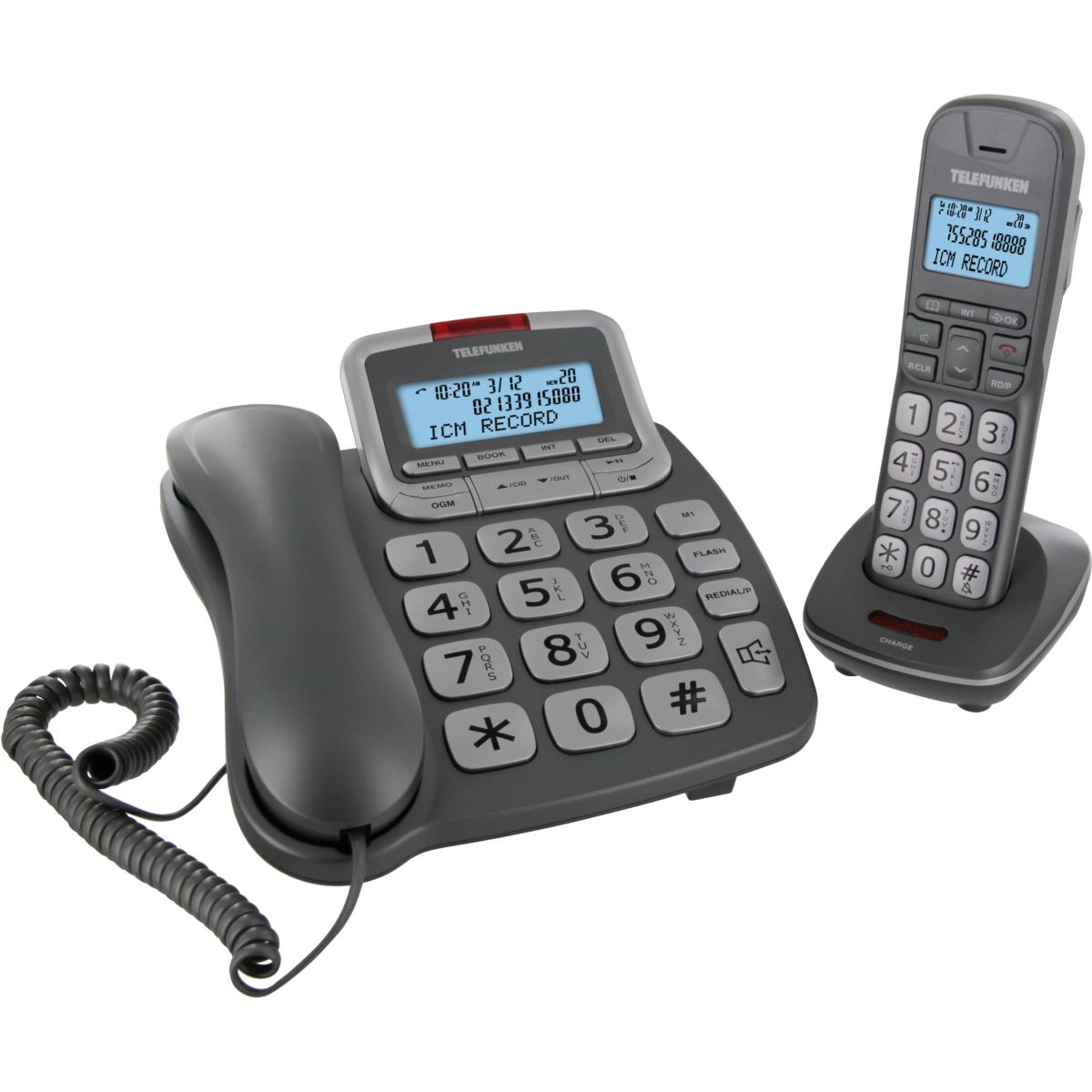 Téléphone répondeur filaire telefunken cosi tf652 duo argent - 20% de remise immédiate avec le code : cool20 (photo) Téléphone répondeur filaire telefunken cosi tf652 duo argent - 20% de remise immédiate avec le code : cool20 (photo)