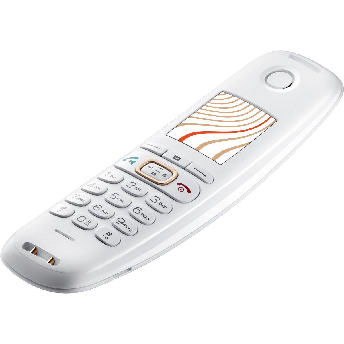 Combiné supplémentaire gigaset cl750 h sculpture blanc & champagne - livraison offerte avec le code livofferte (photo) Combiné supplémentaire gigaset cl750 h sculpture blanc & champagne - livraison offerte avec le code livofferte (photo)