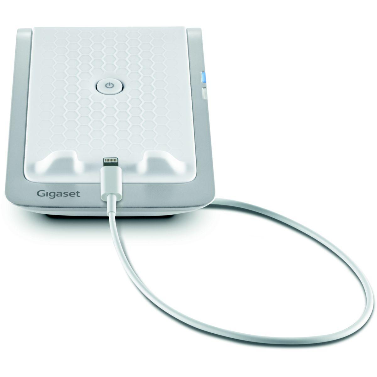Socle gigaset lm 550i mobile dock ios blanc (photo) Socle gigaset lm 550i mobile dock ios blanc (photo)