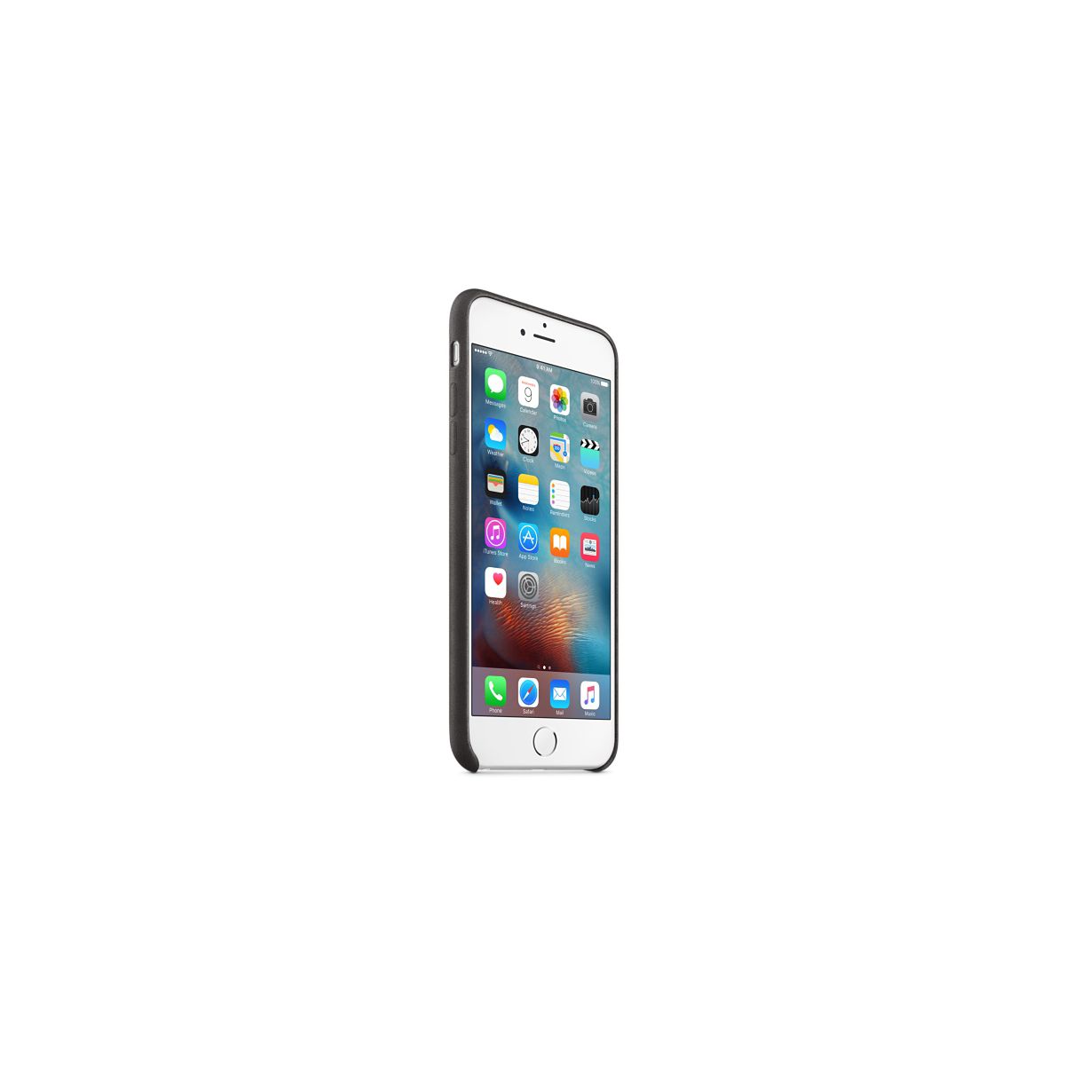 Coque apple iphone 6s plus cuir noir (photo) Coque apple iphone 6s plus cuir noir (photo)