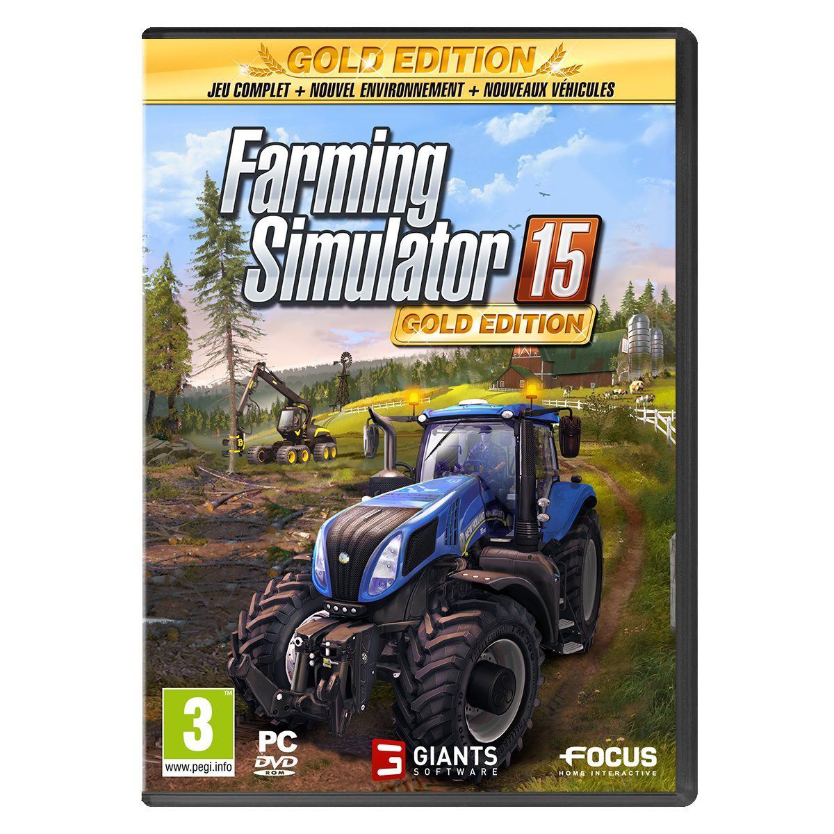 Jeu pc focus farming simulator 15 gold edition - 3% de remise immédiate avec le code : multi3 (photo) Jeu pc focus farming simulator 15 gold edition - 3% de remise immédiate avec le code : multi3 (photo)