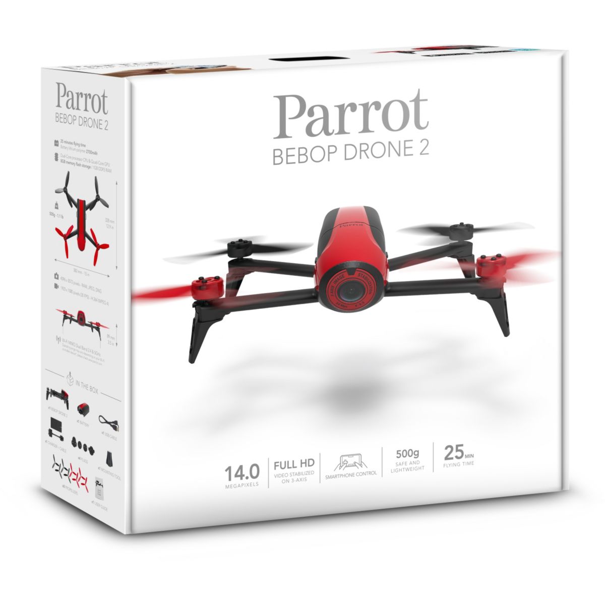 Drone parrot bebop drone 2 rouge - produit coup de coeur webdistrib.com ! (photo) Drone parrot bebop drone 2 rouge - produit coup de coeur webdistrib.com ! (photo)