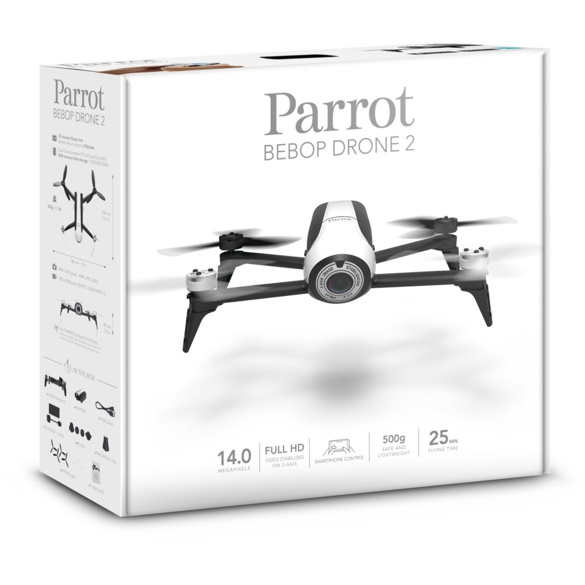 Drone parrot bebop drone 2 blanc - produit coup de coeur webdistrib.com ! (photo) Drone parrot bebop drone 2 blanc - produit coup de coeur webdistrib.com ! (photo)