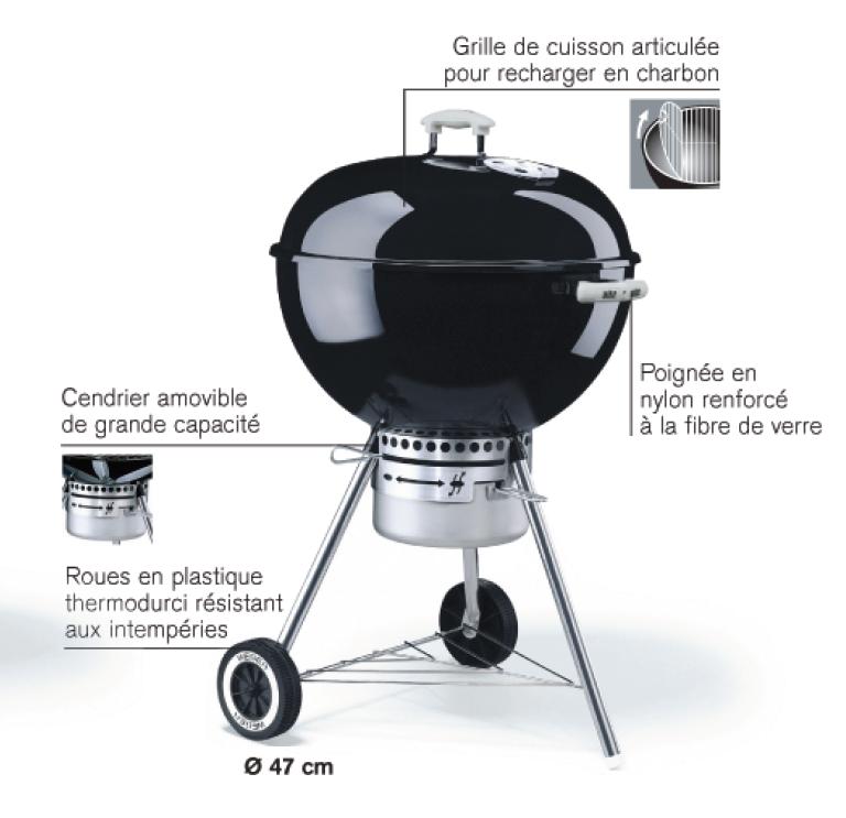 barbecue weber 47 cm one touch